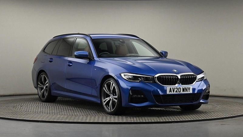 Portimao blue Used 2020 BMW 320 M Sport Estate | £23,600 (Fair price) - Image 1/4