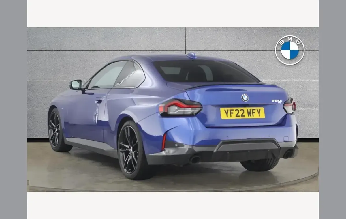 Used BMW 220 M Sport 184 HP (135 kW) 2022 Blue Coupe