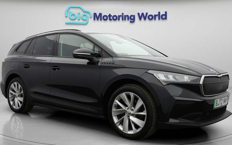 Black Used 2022 Skoda Enyaq iV ecoSuite SUV | £16,300 (Fair price) - Image 1/4