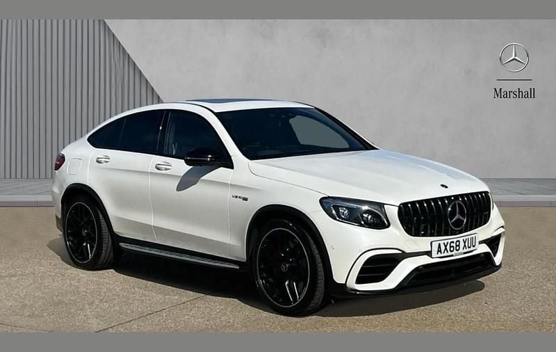 Used Mercedes GLC63 AMG Premium 510 HP (375 kW) 2019 White Coupe
