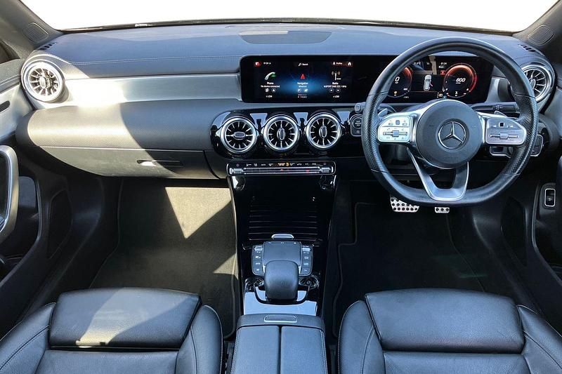 Used Mercedes CLA180 AMG Line Premium 136 HP (100 kW) 2021 Black Sedan