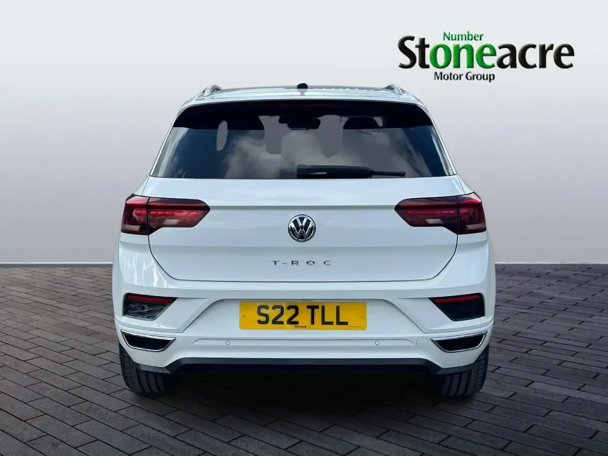 Used VW T-Roc R-line 150 HP (110 kW) 2020 White SUV