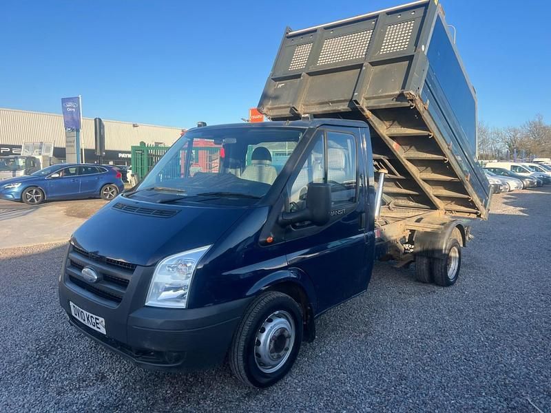 Used Ford Transit 100 HP (73 kW) 2010 Blue Cabriolet