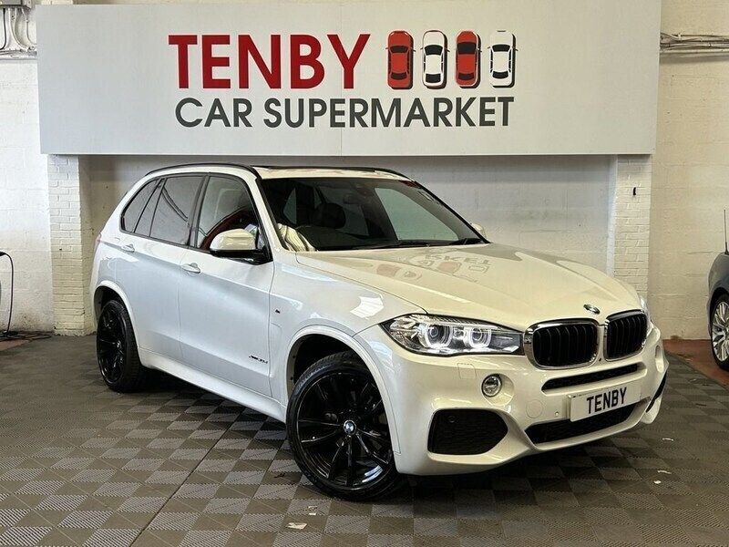 White Used 2018 BMW X5 M Sport SUV | £23,296 (Fair price) - Image 1/4