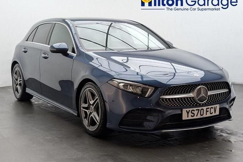Blue Used 2020 Mercedes A180 AMG line Hatchback | £17,600 (Fair price) - Image 1/1
