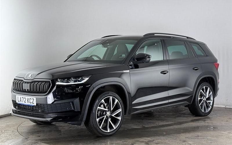 Used Skoda Kodiaq SportLine 150 HP (110 kW) 2023 Black SUV