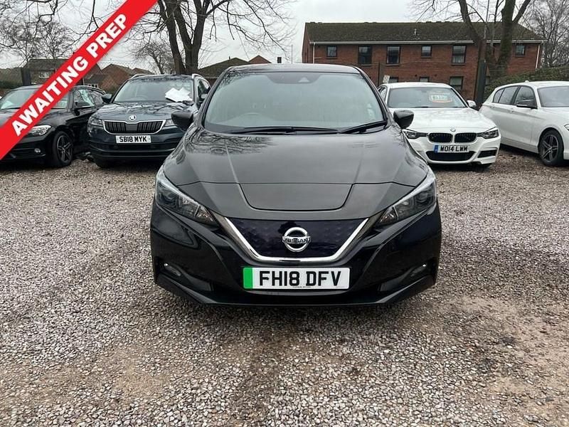 Used Nissan Leaf 110 kW (150 HP) 2018 Black Hatchback