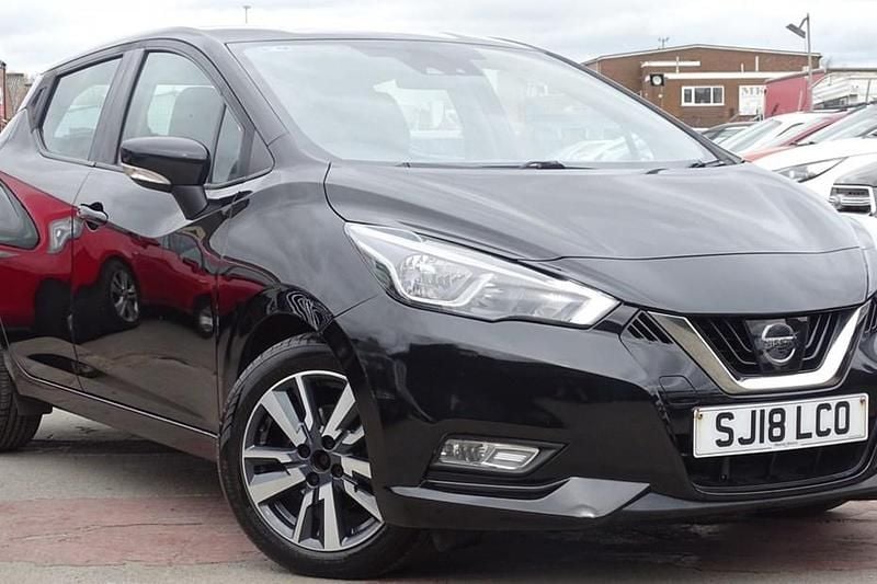 Used Nissan Micra Acenta Limited Edition 90 HP (66 kW) 2018 Black Hatchback