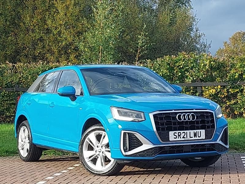 Blue Used 2021 Audi Q2 S-Line SUV | £18,498 (Fair price) - Image 1/4