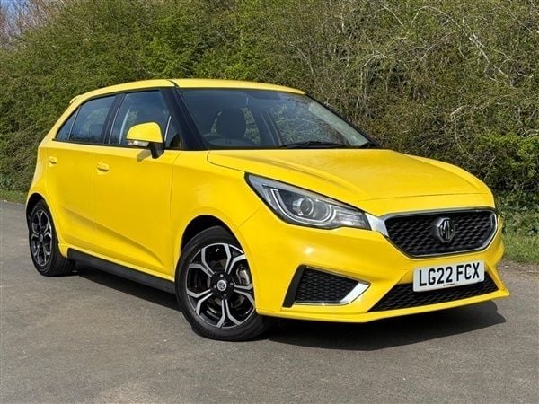 Yellow Used 2022 MG MG3 Exclusive Hatchback | £9,495 (Fair price) - Image 1/1