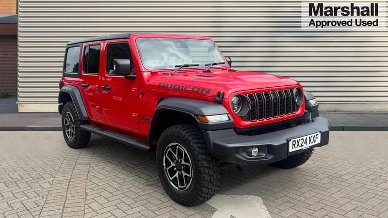 Pearl salsa red New 2024 Jeep Wrangler Rubicon SUV | £49,701 (Fair price) - Image 1/4