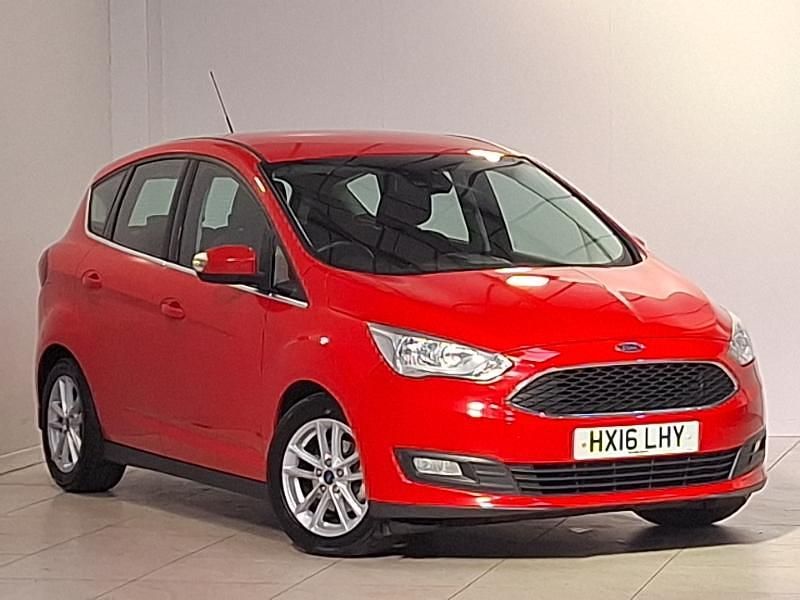 Red Used 2016 Ford C-MAX Zetec MPV | £8,298 (Fair price) - Image 1/4