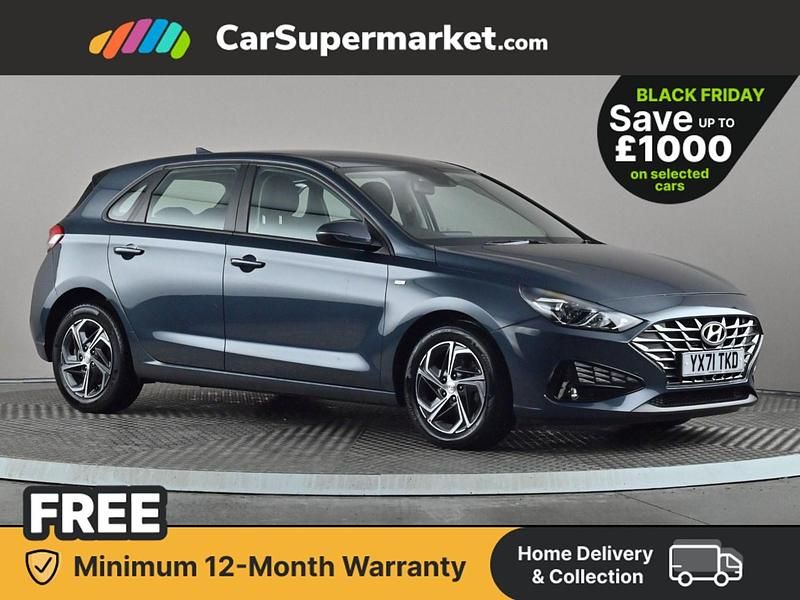 Blue Used 2021 Hyundai i30 SE Hatchback | £11,997 (Fair price) - Image 1/3