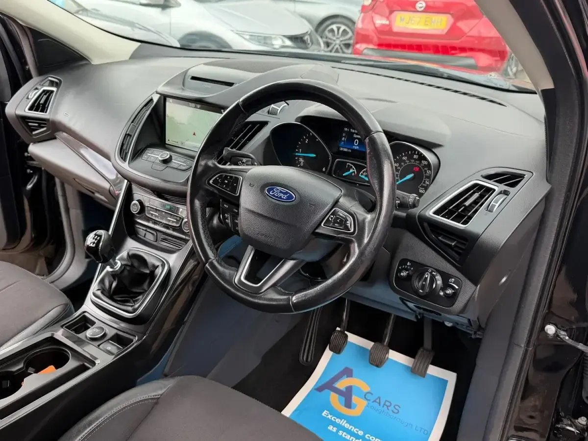 Used Ford Kuga Titanium 150 HP (110 kW) 2018 Black SUV