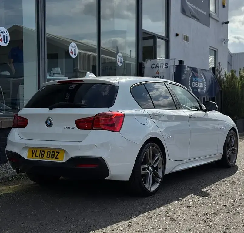 Używany BMW 116 M Sport 116 KM (85 kW) 2018 Biały Hatchback