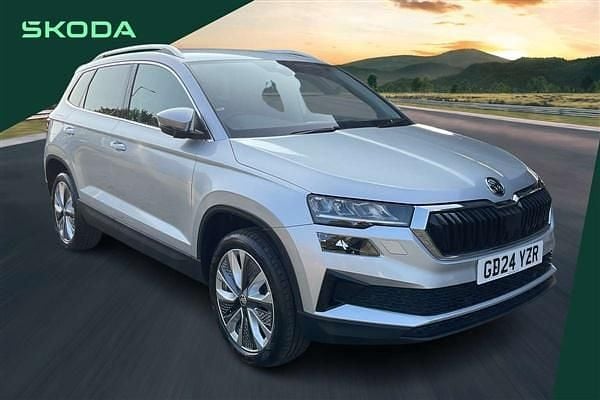 Silver Used 2024 Skoda Karoq SE L SUV | £20,395 (Fair price) - Image 1/4