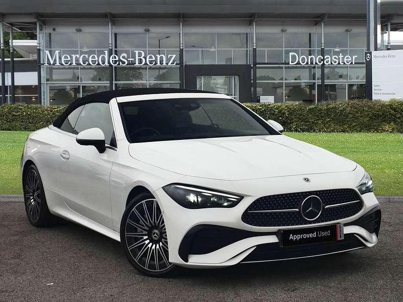 White Used 2024 Mercedes CLE450 AMG Line Premium Plus Cabriolet | £57,500 - Image 1/4
