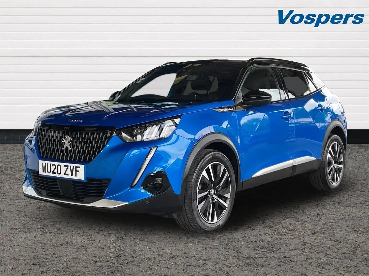 Used Peugeot 2008 GT-line 127 HP (93 kW) 2020 Blue SUV