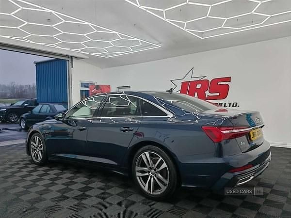 Used Audi A6 S-Line 204 HP (150 kW) 2020 Blue Sedan