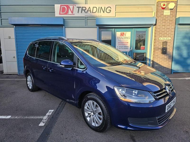 Blue Used 2017 VW Sharan SE MPV | £14,750 (A bit pricey) - Image 1/3