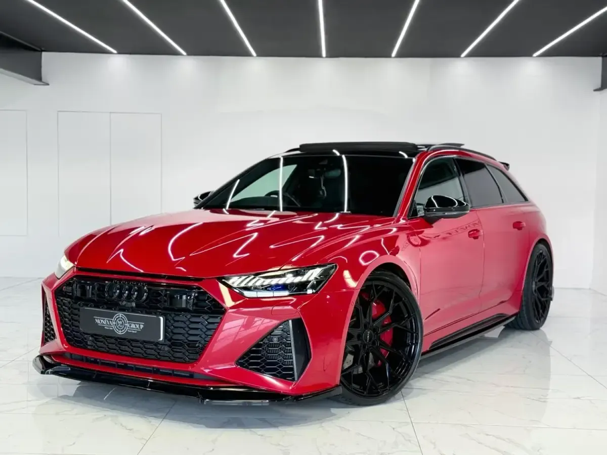 Begagnad Audi RS6 Advanced 2020 Röd Kombi
