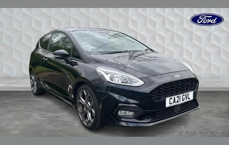 Black Used 2021 Ford Fiesta ST-Line Hatchback | £13,195 (Fair price) - Image 1/4