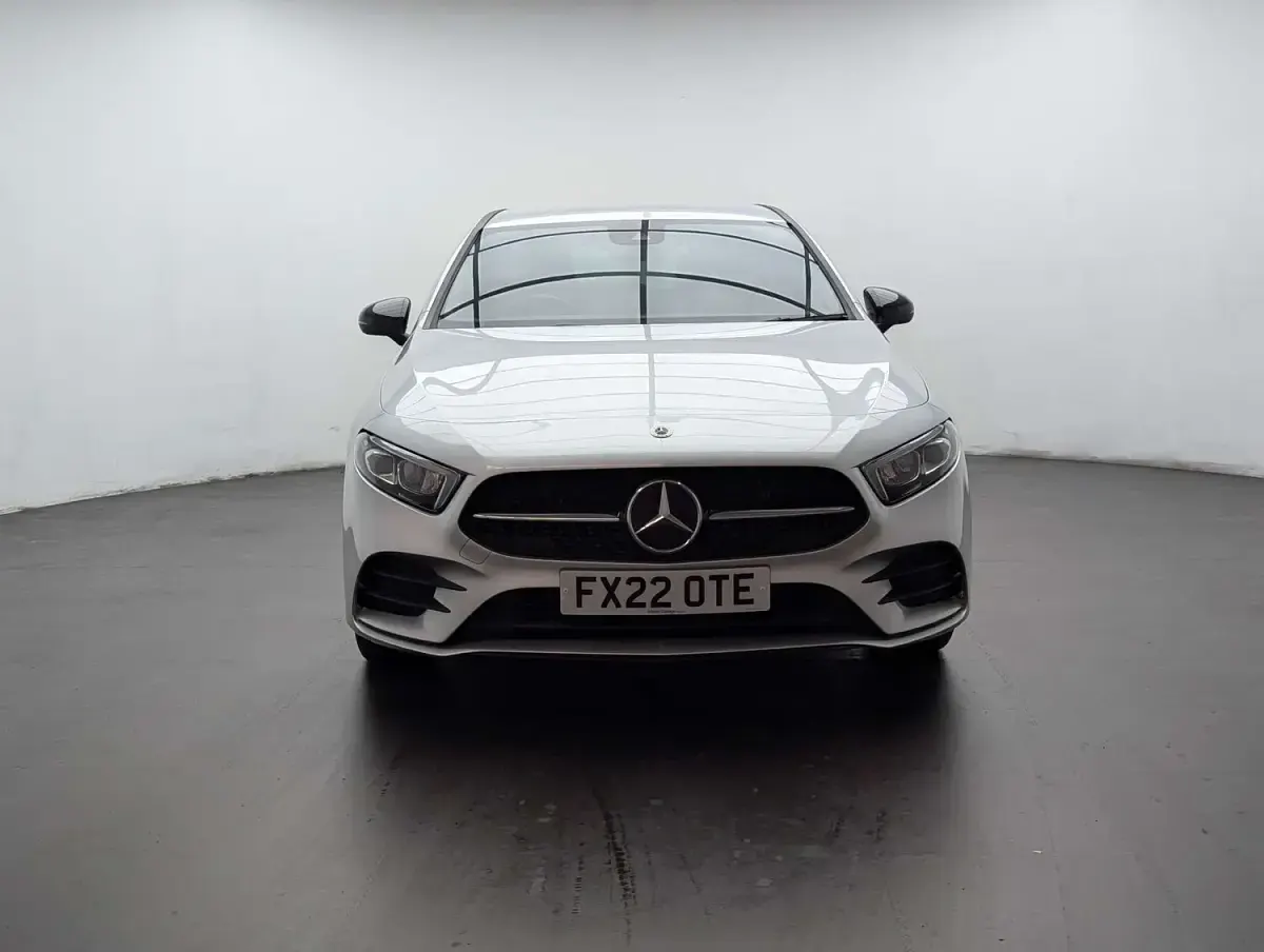 Used Mercedes A250 AMG line 2022 Silver Hatchback