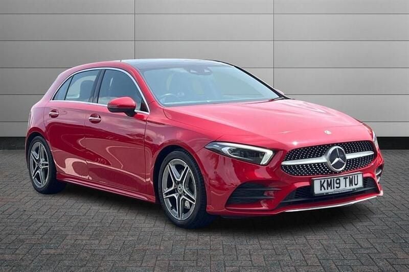 Jupiter red Used 2019 Mercedes A220 AMG Line Premium Plus Hatchback | £19,484 (Fair price) - Image 1/4