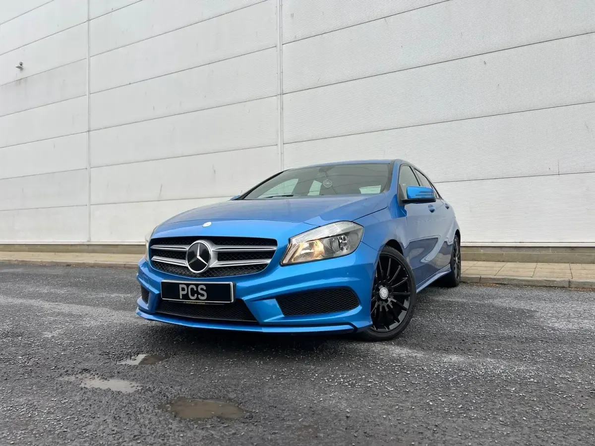 Used Mercedes A220 AMG 170 HP (125 kW) 2014 Blue Hatchback