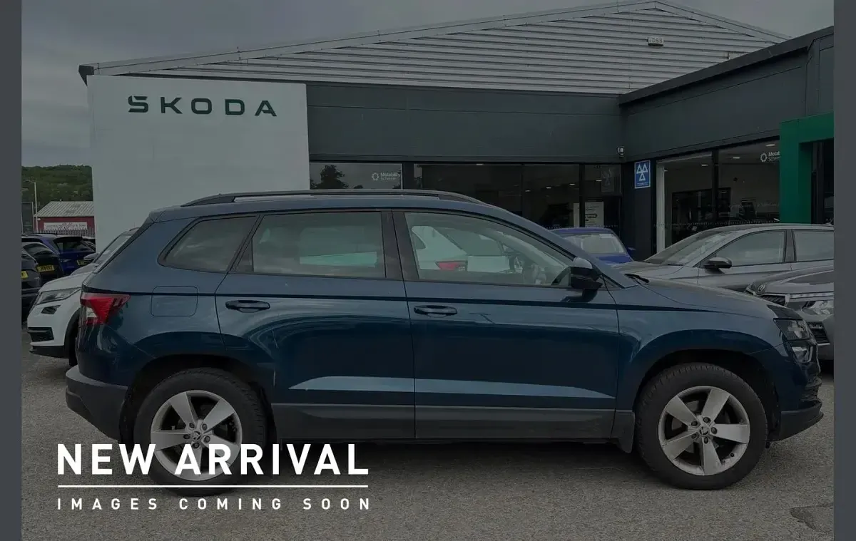 Used Skoda Karoq SE 113 HP (83 kW) 2019 Lava blue metallic SUV