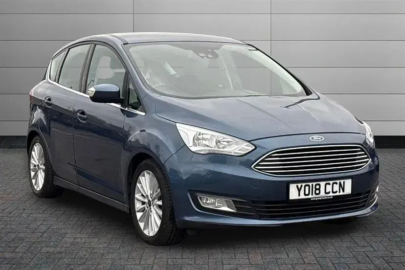 Begagnad Ford C-MAX Titanium 125 HK (91 kW) 2018 Blå Minibuss