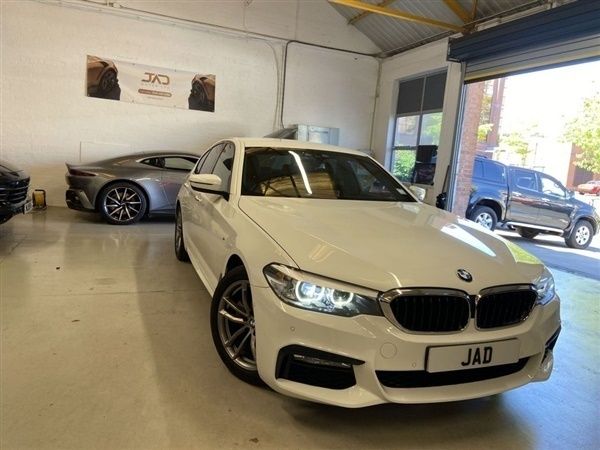 White Used 2018 BMW 520 M Sport Sedan | £17,250 (Fair price) - Image 1/1