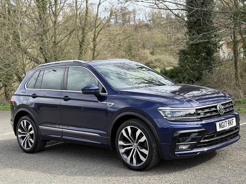 Used VW Tiguan R-line 150 HP (110 kW) 2017 Blue SUV