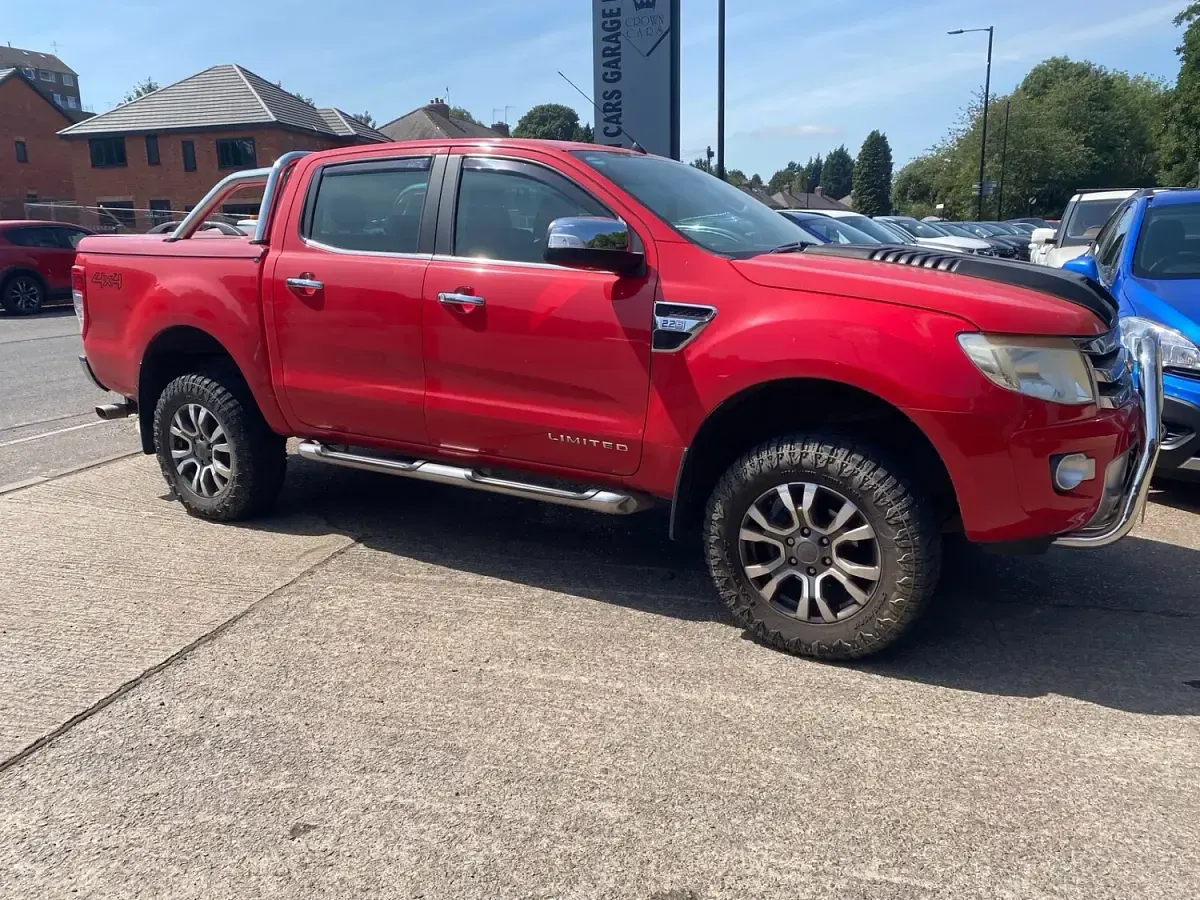 Used Ford Ranger Limited 2013 Red Pickup
