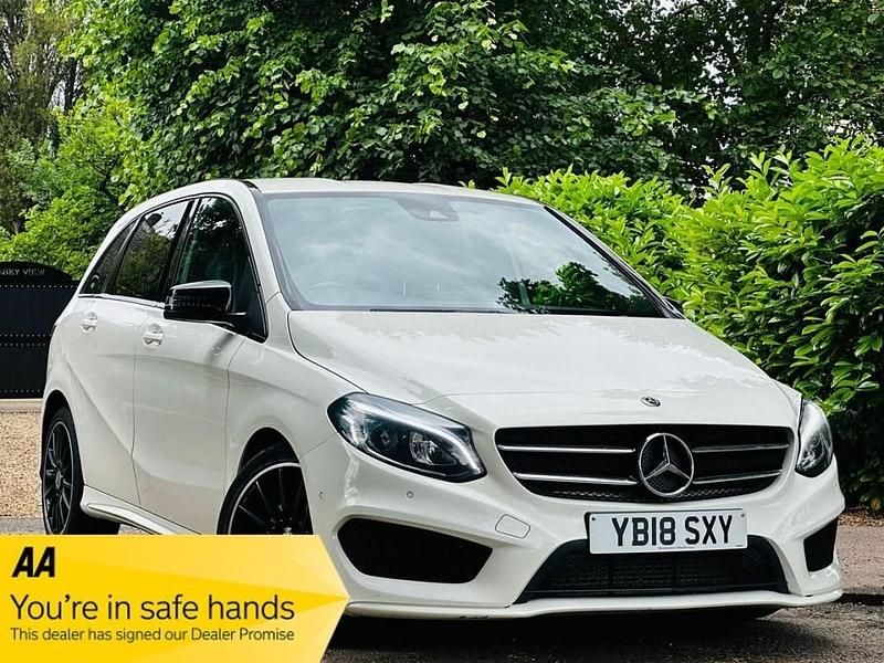 White Used 2018 Mercedes B220 AMG line MPV | £10,990 (Fair price) - Image 1/3
