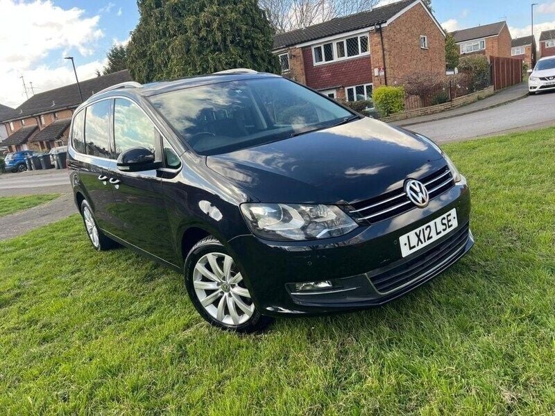 Black Used 2012 VW Sharan S MPV | £6,995 - Image 1/4