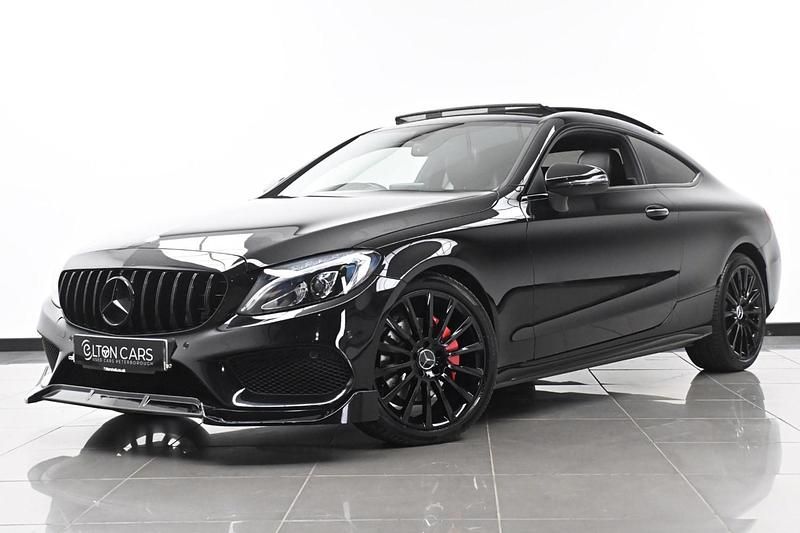 Black Used 2016 Mercedes C220 AMG Line Premium Coupe | £15,995 (A bit pricey) - Image 1/4