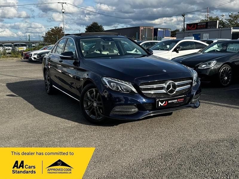 Blue Used 2014 Mercedes C250 Premium Plus Sedan | £11,195 (Fair price) - Image 1/3