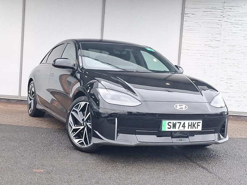 Black Used 2024 Hyundai Ioniq 6 Premium Sedan | £25,298 (Fair price) - Image 1/4