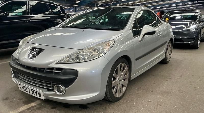 Used Peugeot 207 GTi 120 HP (88 kW) 2007 Silver Cabriolet
