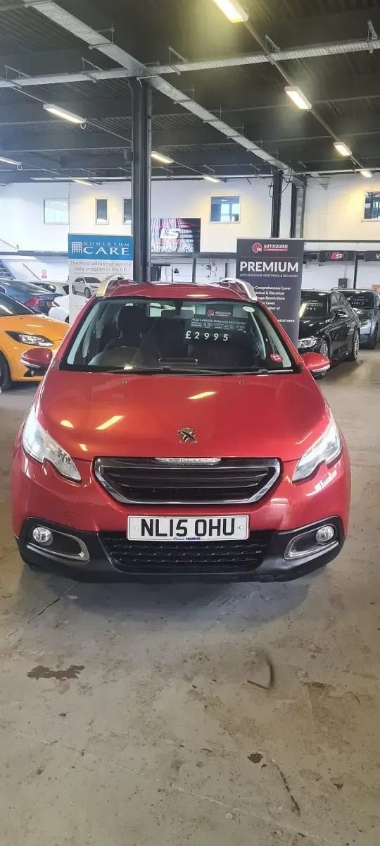 Used Peugeot 2008 Active 68 HP (50 kW) 2015 Red SUV