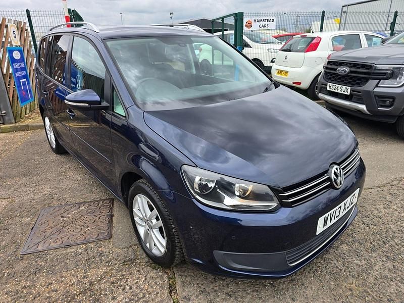 Used VW Touran SE 140 HP (102 kW) 2013 Blue MPV