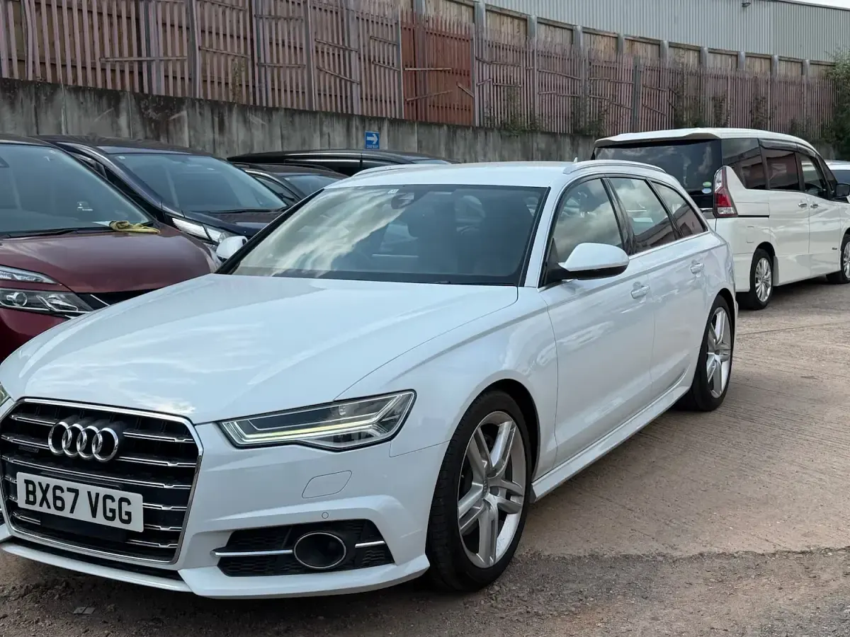 Used Audi A6 S-Line 252 HP (185 kW) 2017 White Estate