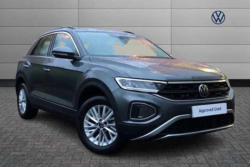 Grey Used 2024 VW T-Roc Life SUV | £23,299 (Fair price) - Image 1/4