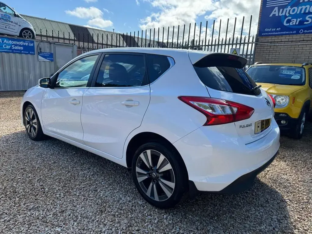 Used Nissan Pulsar N-TEC 2015 White Hatchback