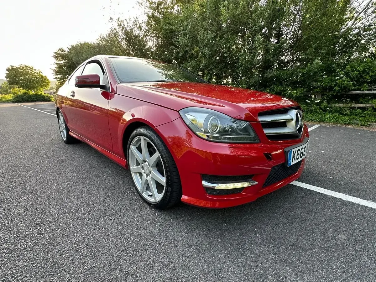 Used Mercedes C250 AMG 2013 Red Coupe