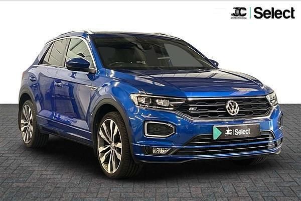 Blue Used 2019 VW T-Roc R-line SUV | £16,600 (Good price) - Image 1/4
