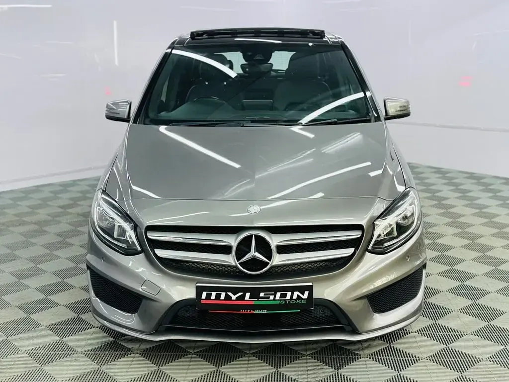 Used Mercedes B200 AMG line 136 HP (100 kW) 2016 Grey Hatchback