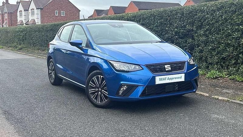Sapphire blue Used 2025 Seat Ibiza SE Technology Hatchback | £14,961 (Good price) - Image 1/4