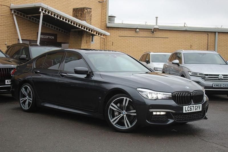 Grey Used 2017 BMW 740 M Sport Sedan | £16,885 (Fair price) - Image 1/4